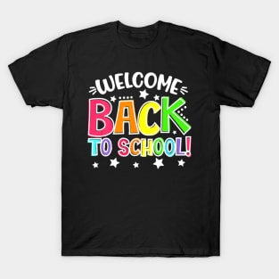 Funny First Day of School Teacher Welcome Back To School T-Shirt